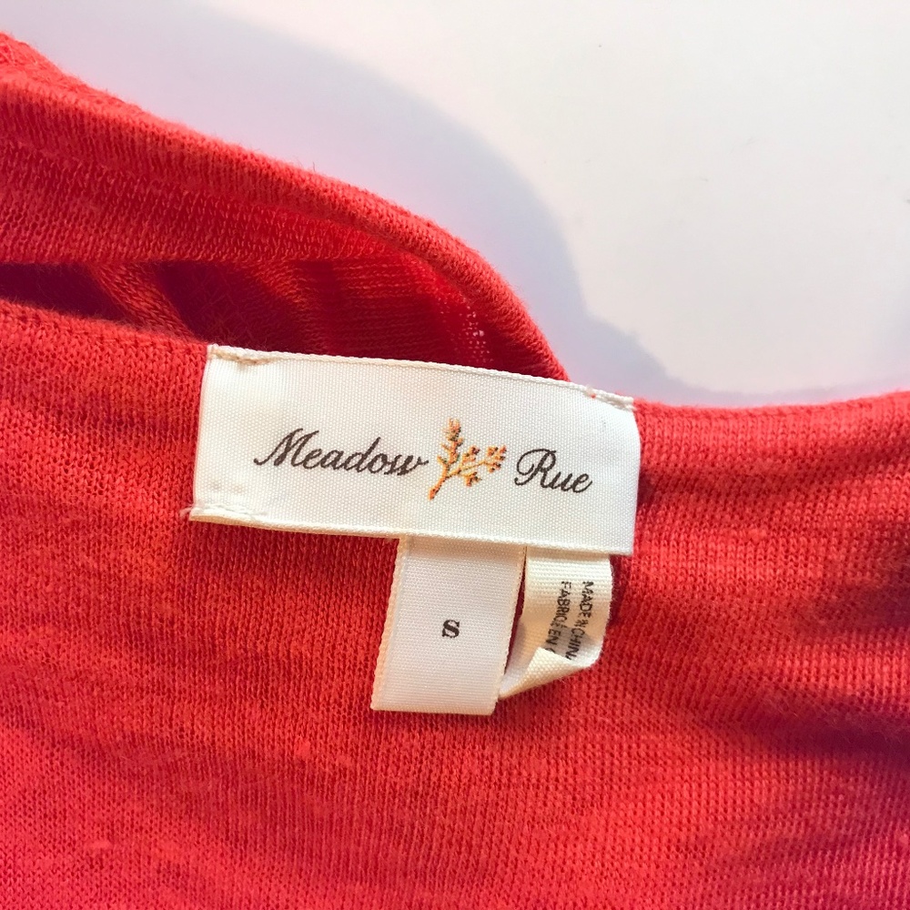 Host pick 🎉 🎈 Anthropology Meadow Rue 100% linen top - Picture 10 of 13